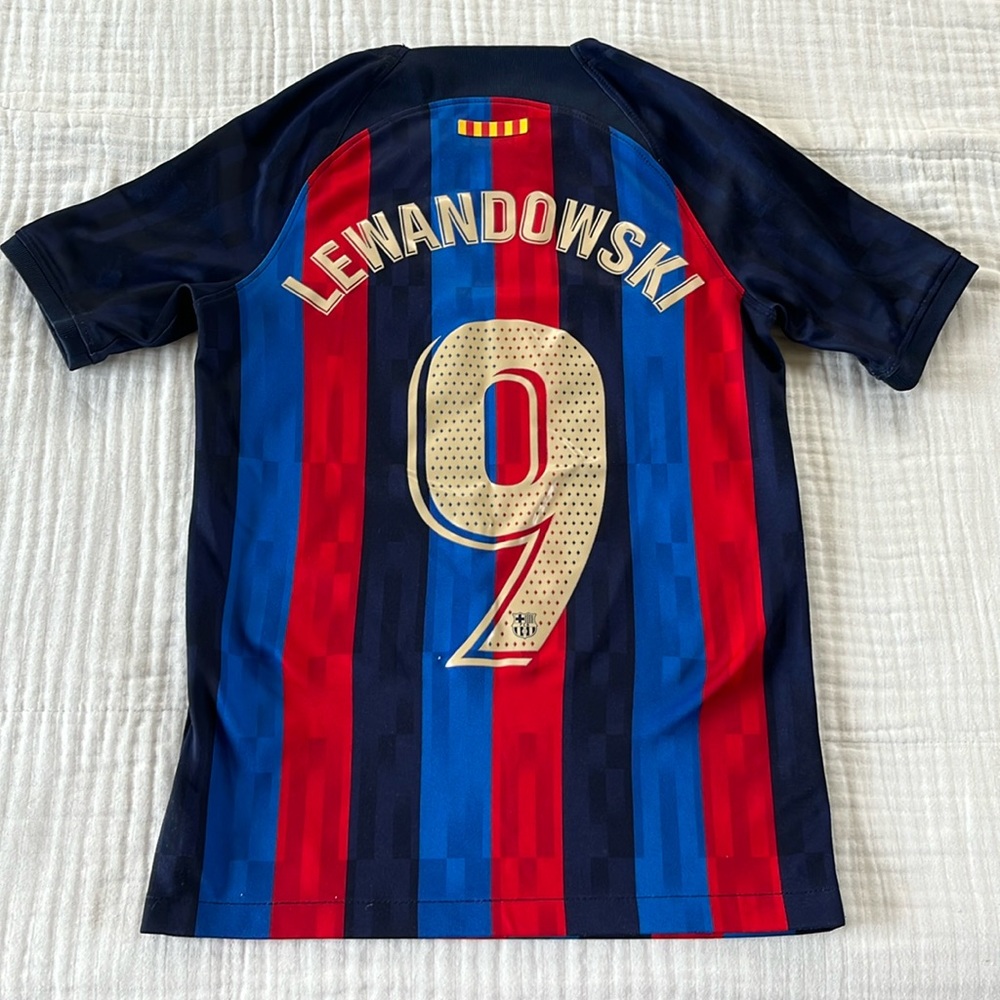 Lewandowski Jersey FCB Youth Small Nike